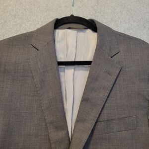 Brooks Brothers Suit Charcoal Size 41R Jacket & Pant Wool Gray